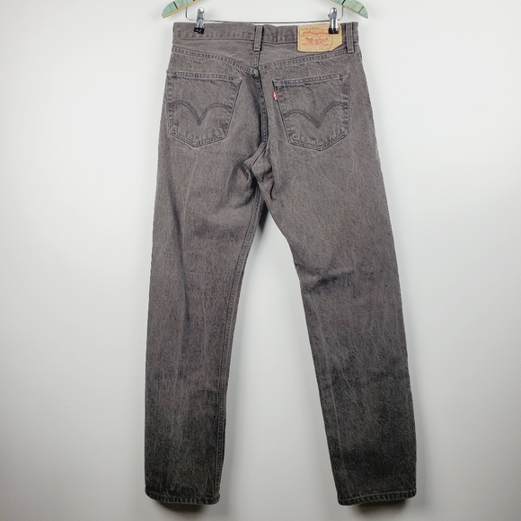 501 XX Levi's Gray Men's Jeans Red Tab 5 Pkt 34/31 - Picture 6 of 11